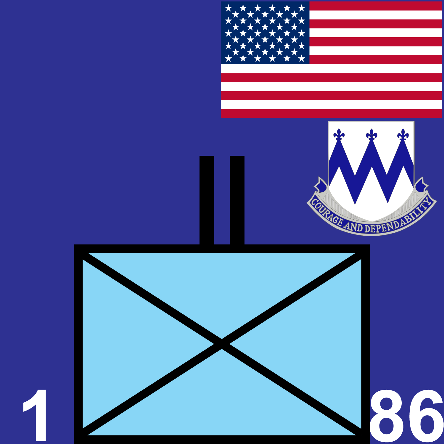 1st Battalion, 86th Infantry Regiment icon